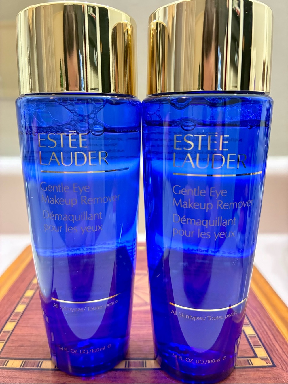 Estee Lauder Blue Gentle Eye Makeup Remover Duo